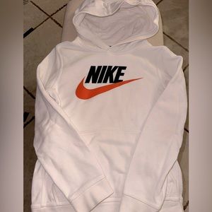 White NIKE hoodie
